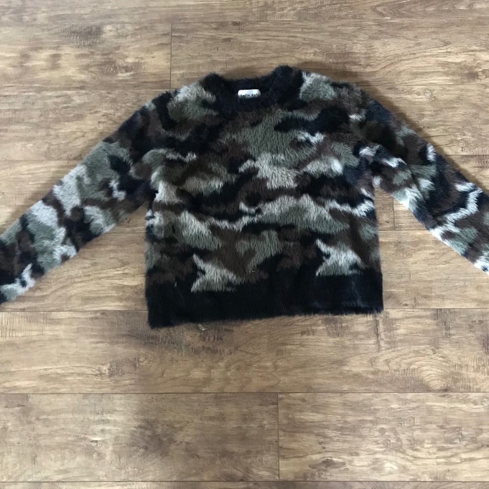 Bella Dahl Camouflage Sweater